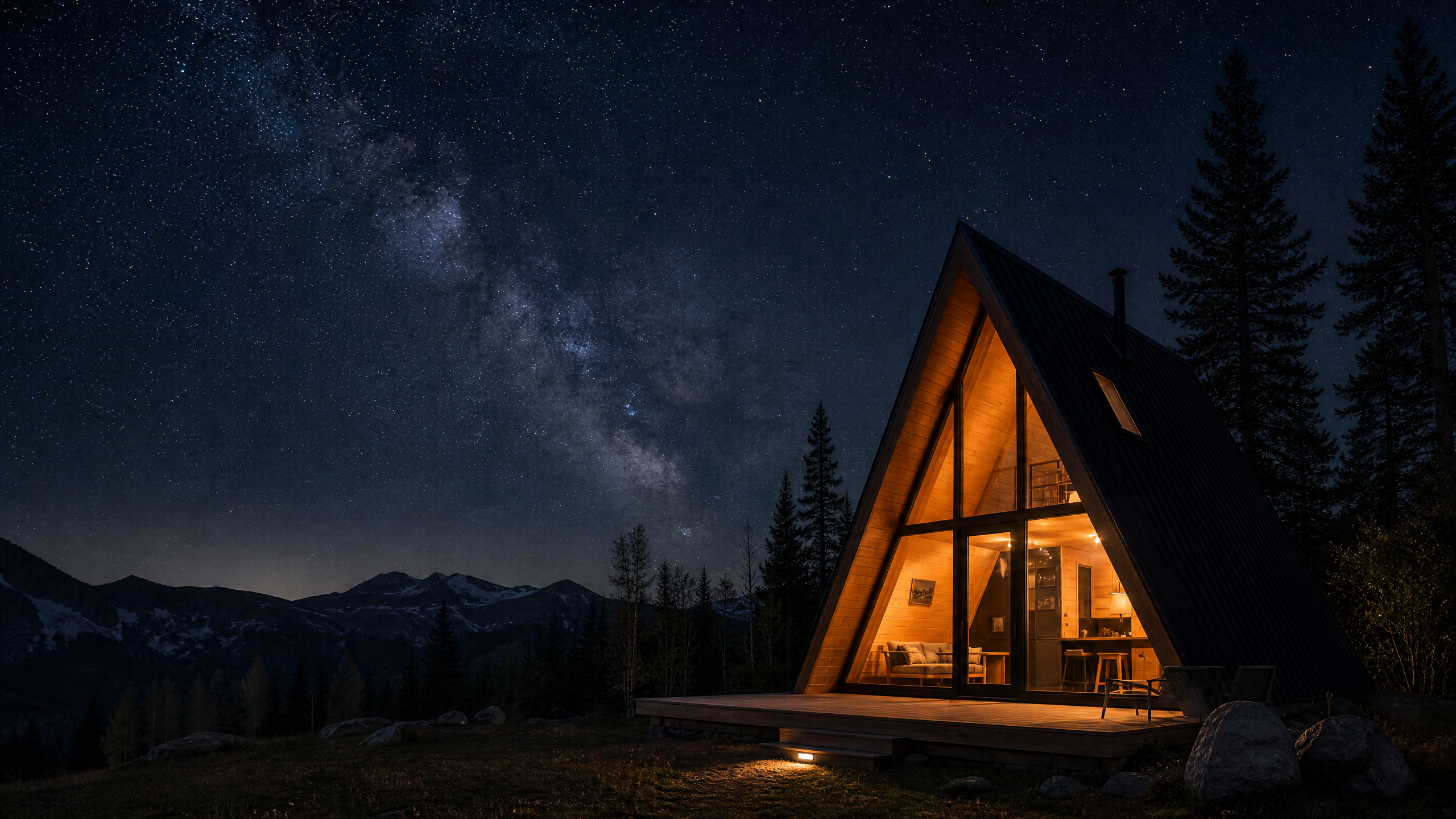 Ein A-Frame zum Sternegucken planen: Der Dark-Sky-Guide vom Grundstücksplan bis zum Lichtschalter
