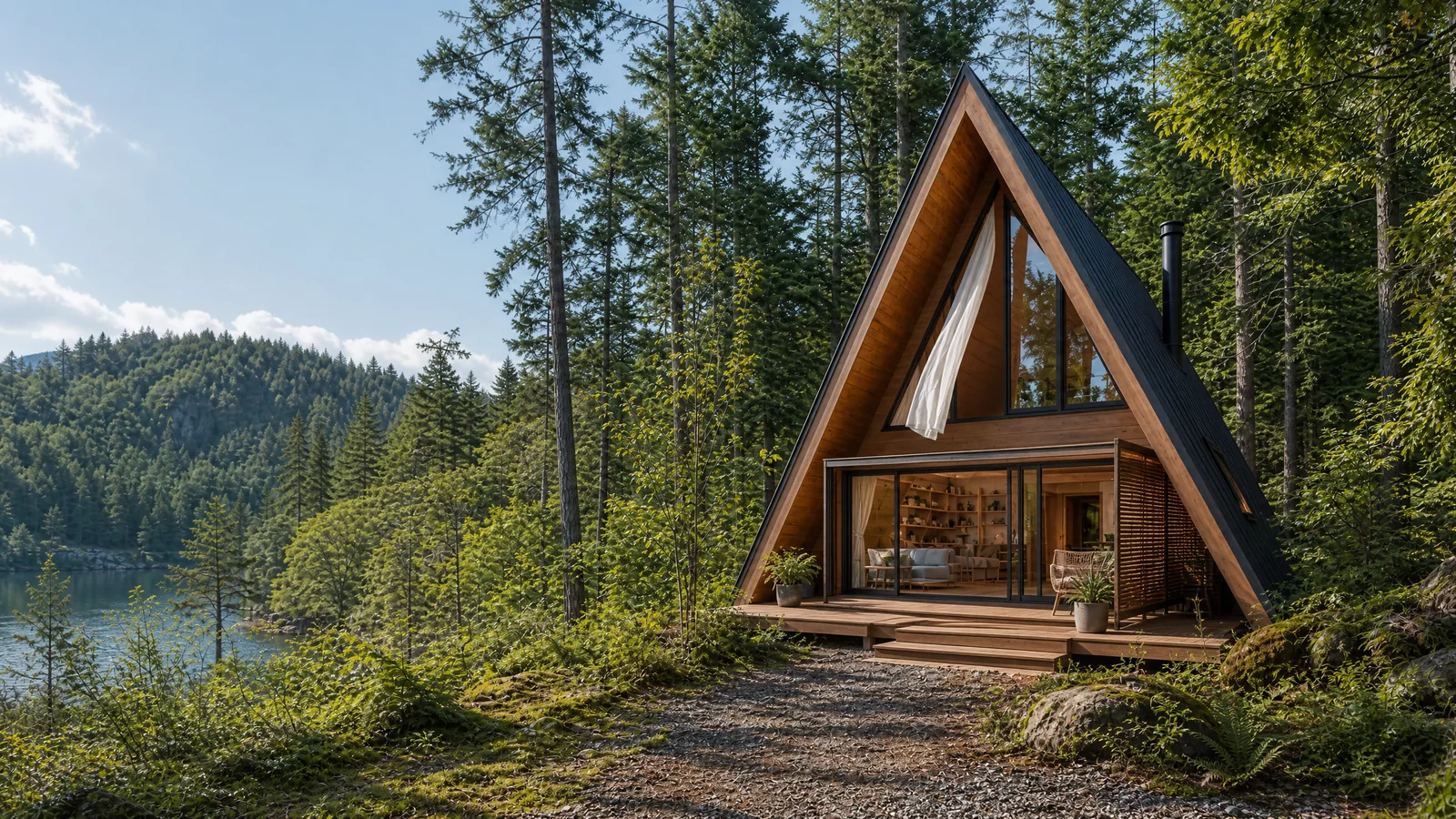 Passive Kühlung für die A-Frame-Hütte