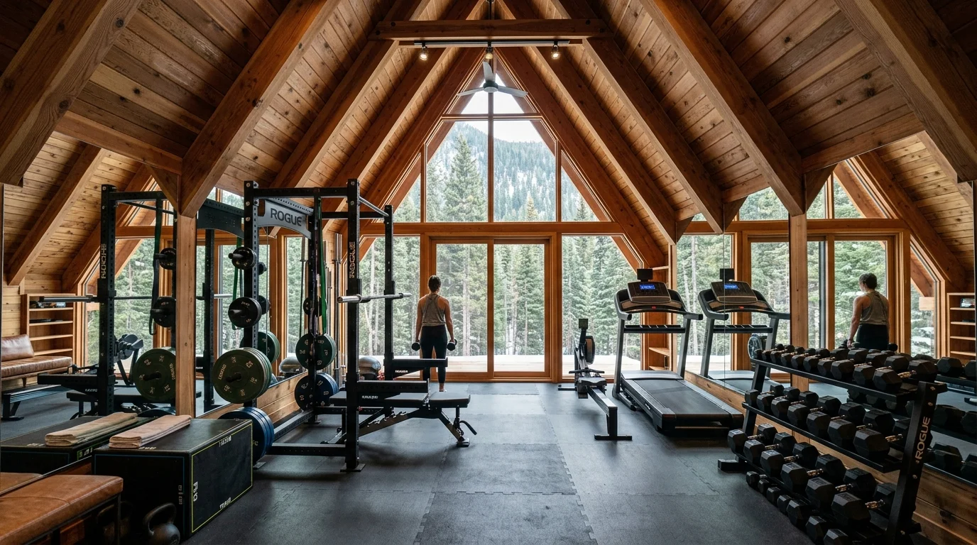 A-Frame Home Gym: Your Private Backyard Workout Space