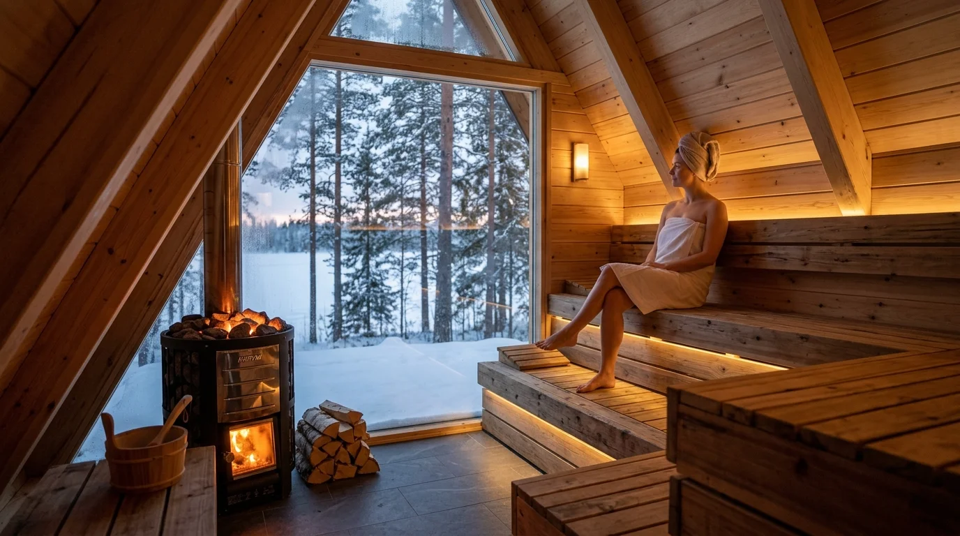 A-Frame Sauna & Spa: Eine kleine Wellness-Oase in der Natur