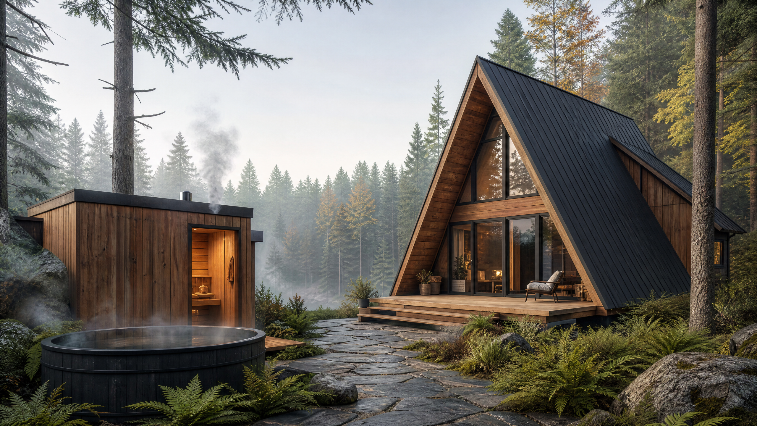 The A-Frame Wellness Retreat: A Private Sauna-and-Plunge Escape That Stays With You
